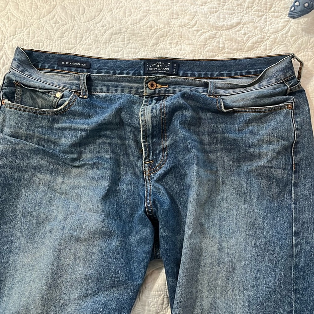 Men’s lucky jeans, 181 relaxed straight, 42x32